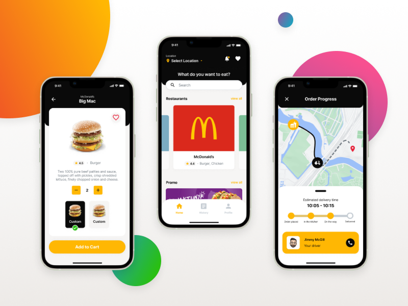 Mockup of Fastsaji app